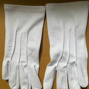 White Dress Mens Gloves - Etsy