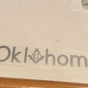 Oklahoma vinyl decal