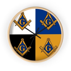 Masonic Wall Clock