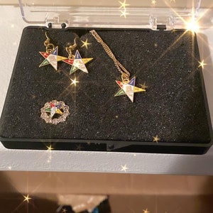 OES Earrings and pin Set