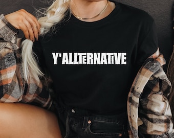 Y'allternative Shirt,Elder Emo,Emo Gift,Emo Tees,Emo T-shirt,Scene shirt,It Was Never A Phase,Emo Forever,Goth Emo Tee, Recovering Scene Kid