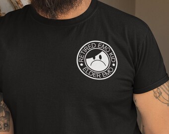 Elder Emo Shirt,Emo Gift,Emo Tees,Emo T-shirt,Scene shirt,It Was Never A Phase,Emo Forever,Goth Emo Tee,Recovering Scene Kid,Goth Emo Tee