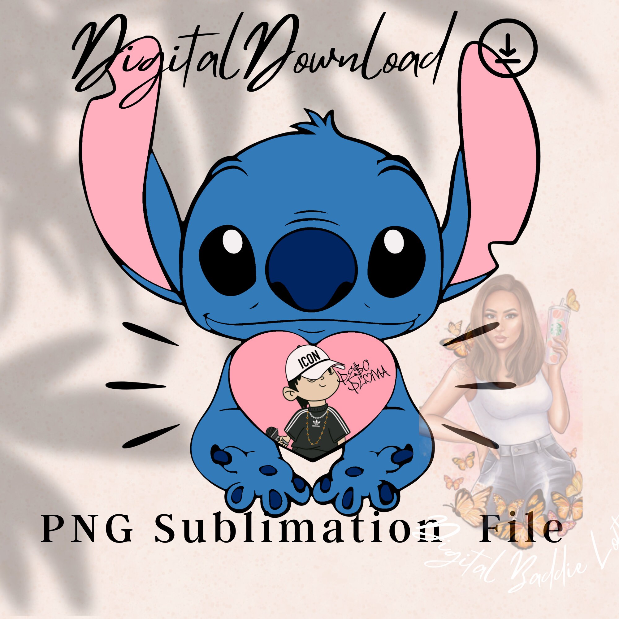 Stitch Peso Pluma Png Peso Pluma Png Sublimation File Etsy UK