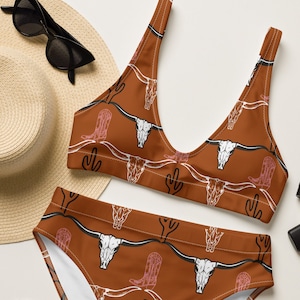 Western style sale swimsuit