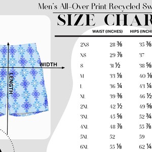 Cowboy Swim Trunks: Western Desert Print, Men's Swim Shorts image 8