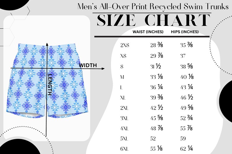 Cowboy Swim Trunks: Western Desert Print, Men's Swim Shorts image 8