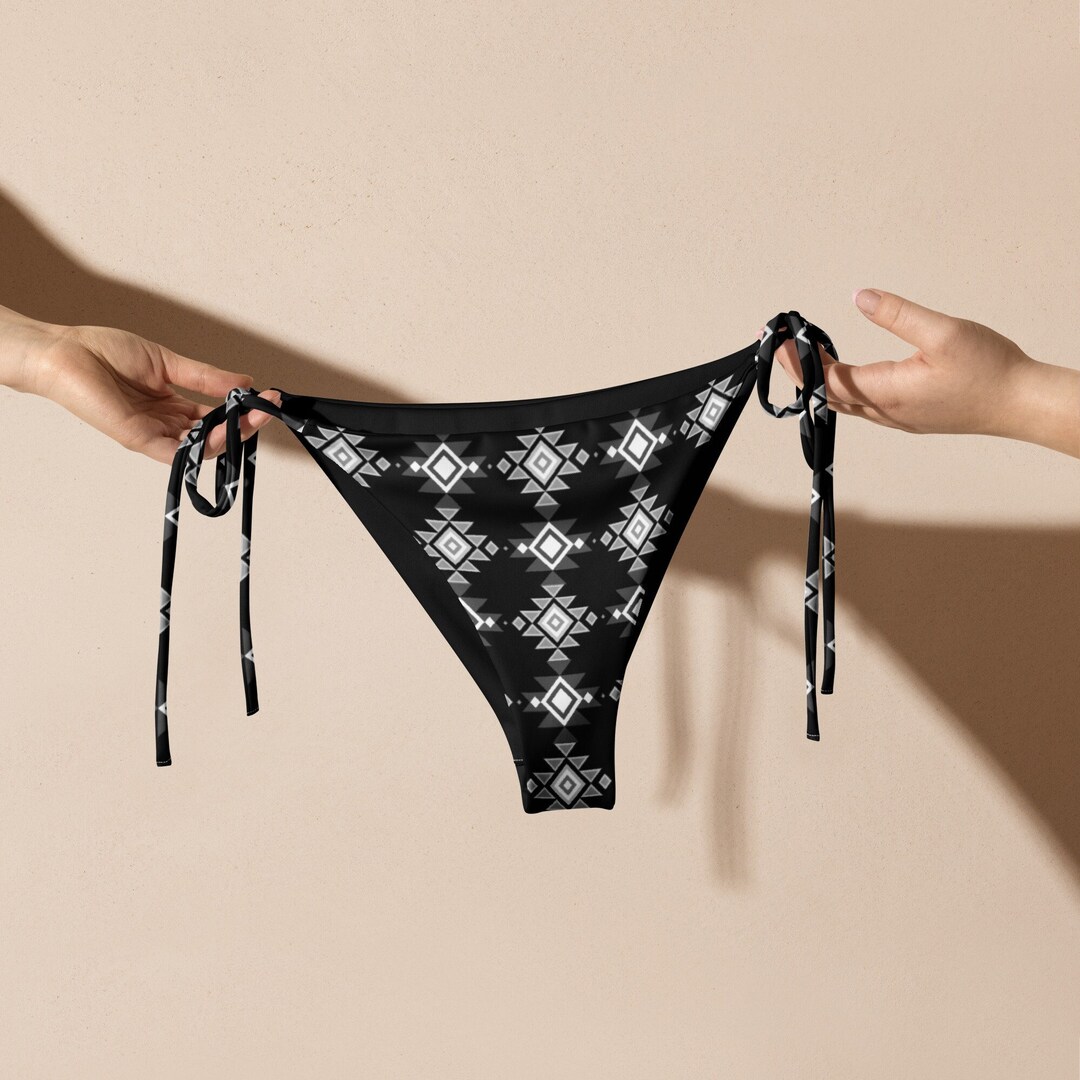 Baha Ranch Yeehaw Cocoa Aztec String Bikini