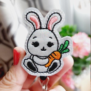 Bunny Badge Reel, Intrekbare Reel, ID Houder, Medische Badge Real, voor Verpleegkundigen Uniform