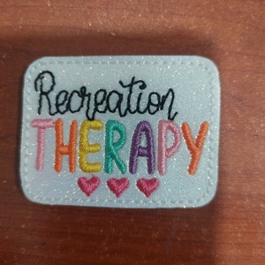 Recreation Therapie Badge Reel, Retractable Reel, ID-Halter, medizinisches Abzeichen Real