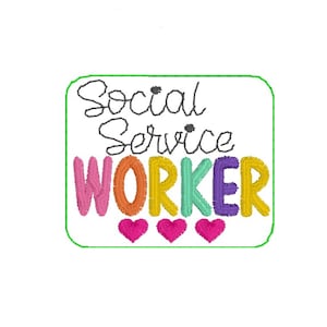 Maatschappelijk werker Badge Reel, Intrekbare Reel, ID-houder, Medische Badge Real, voor verpleegstersuniform