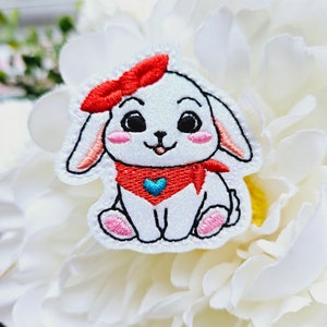 Bunny Badge Reel, intrekbare haspel, ID-houder, medische badge echt, voor verpleegstersuniform