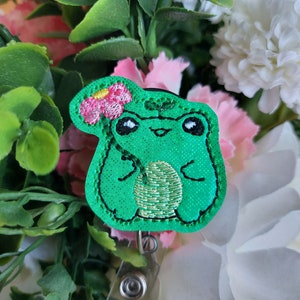 Mulinello Rana Badge, Mulinello Retrattile, Porta ID, Badge medico reale, per uniforme infermieri