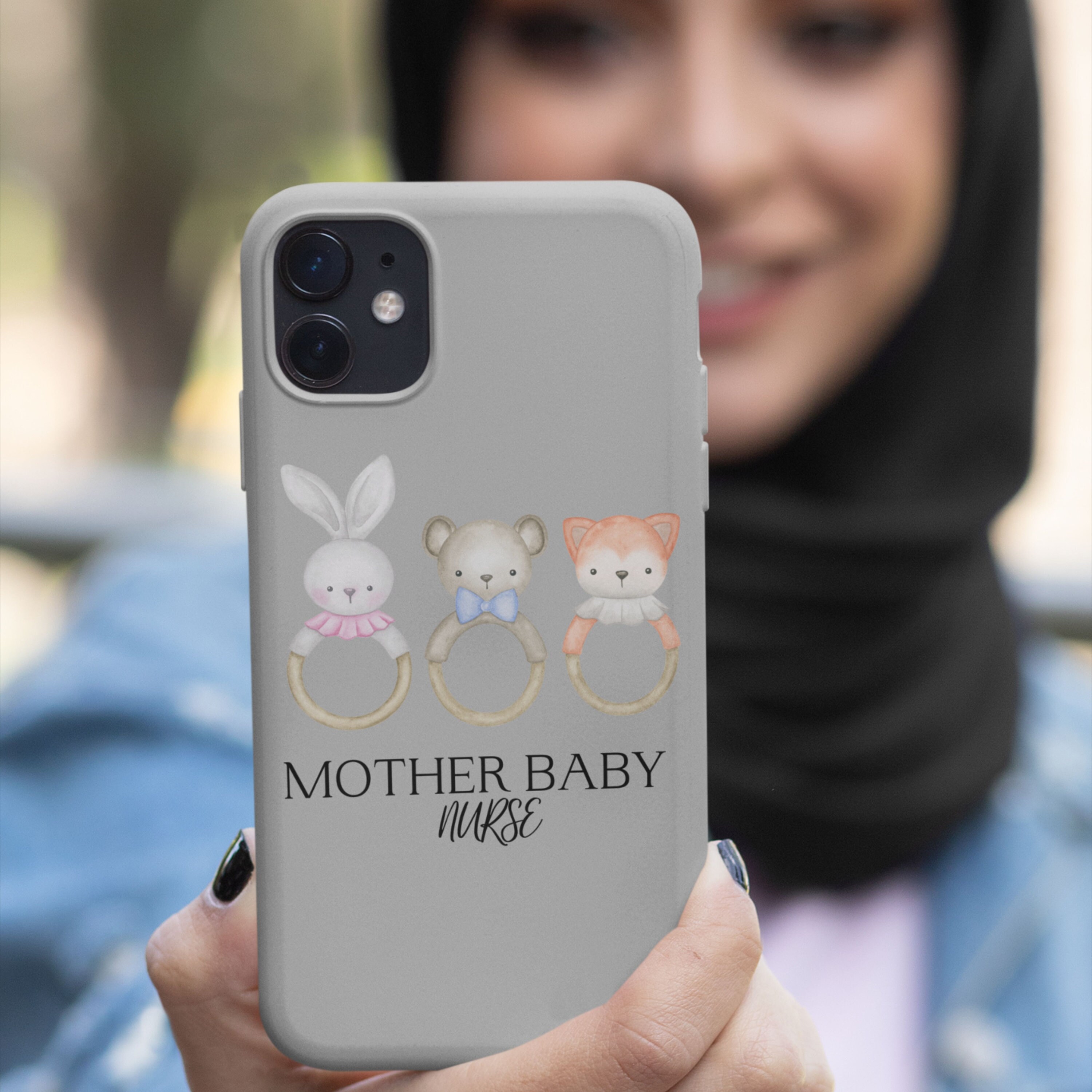 Mother Baby Nurse Animal Rattle Design on Tough Phone Cases - Etsy Mother Baby Nurse Animal Rattle Design on Tough Phone Cases - Etsy