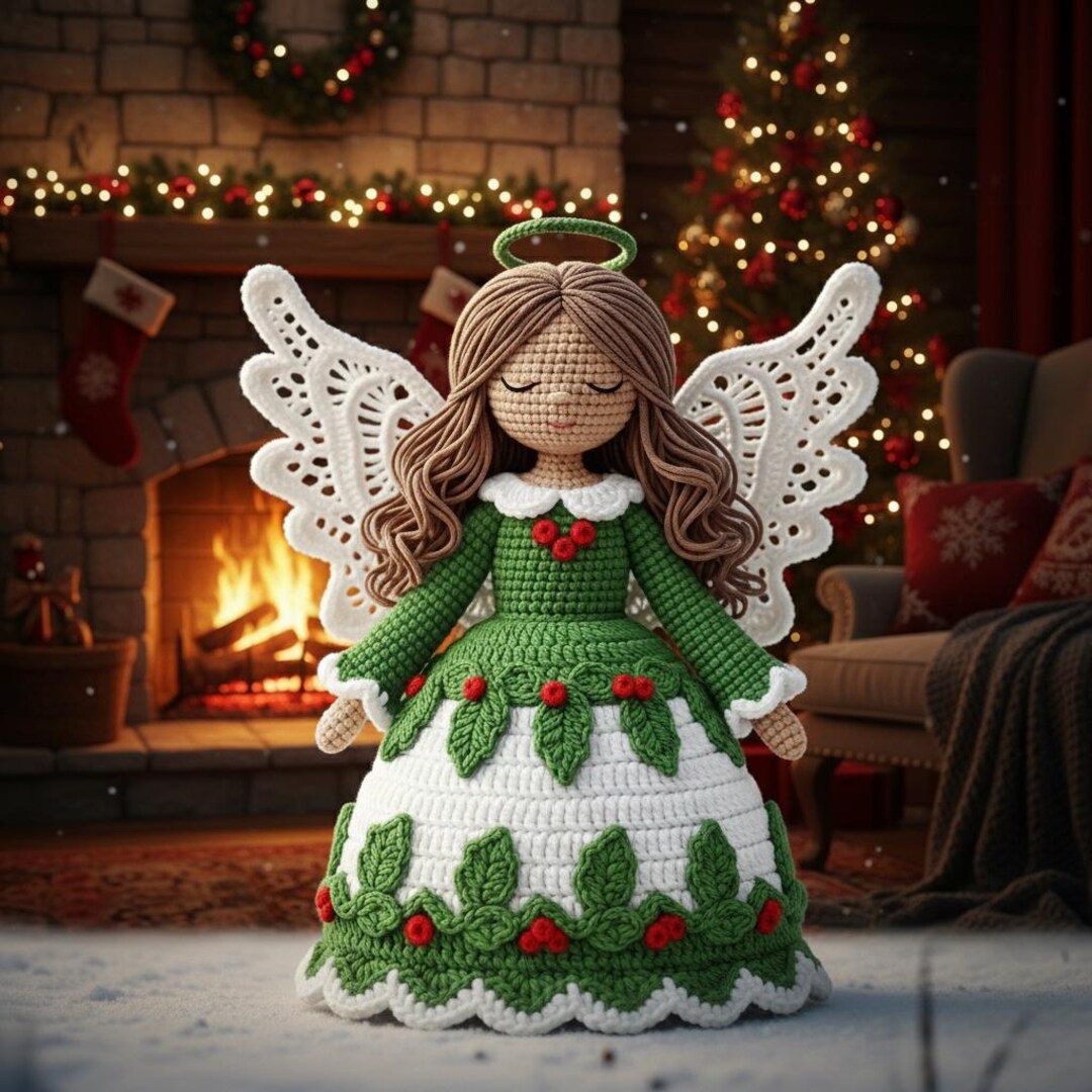 Crochet Lace Angel Doll Pattern, Angel Crochet Pattern, Amigurumi Angel ...