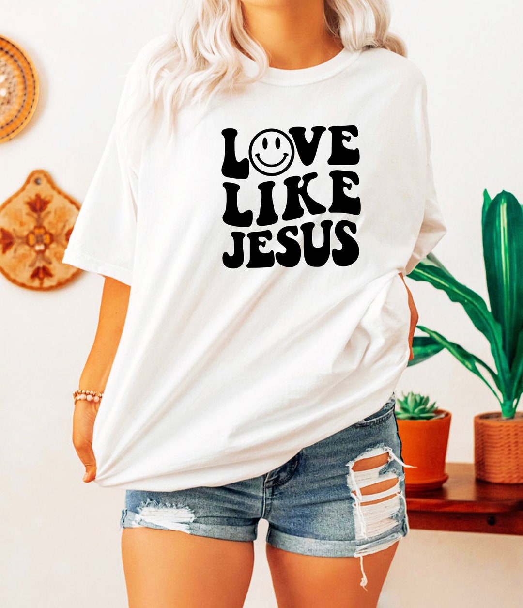 Love Like Jesus Shirt Trendy Christian Shirt Trendy - Etsy