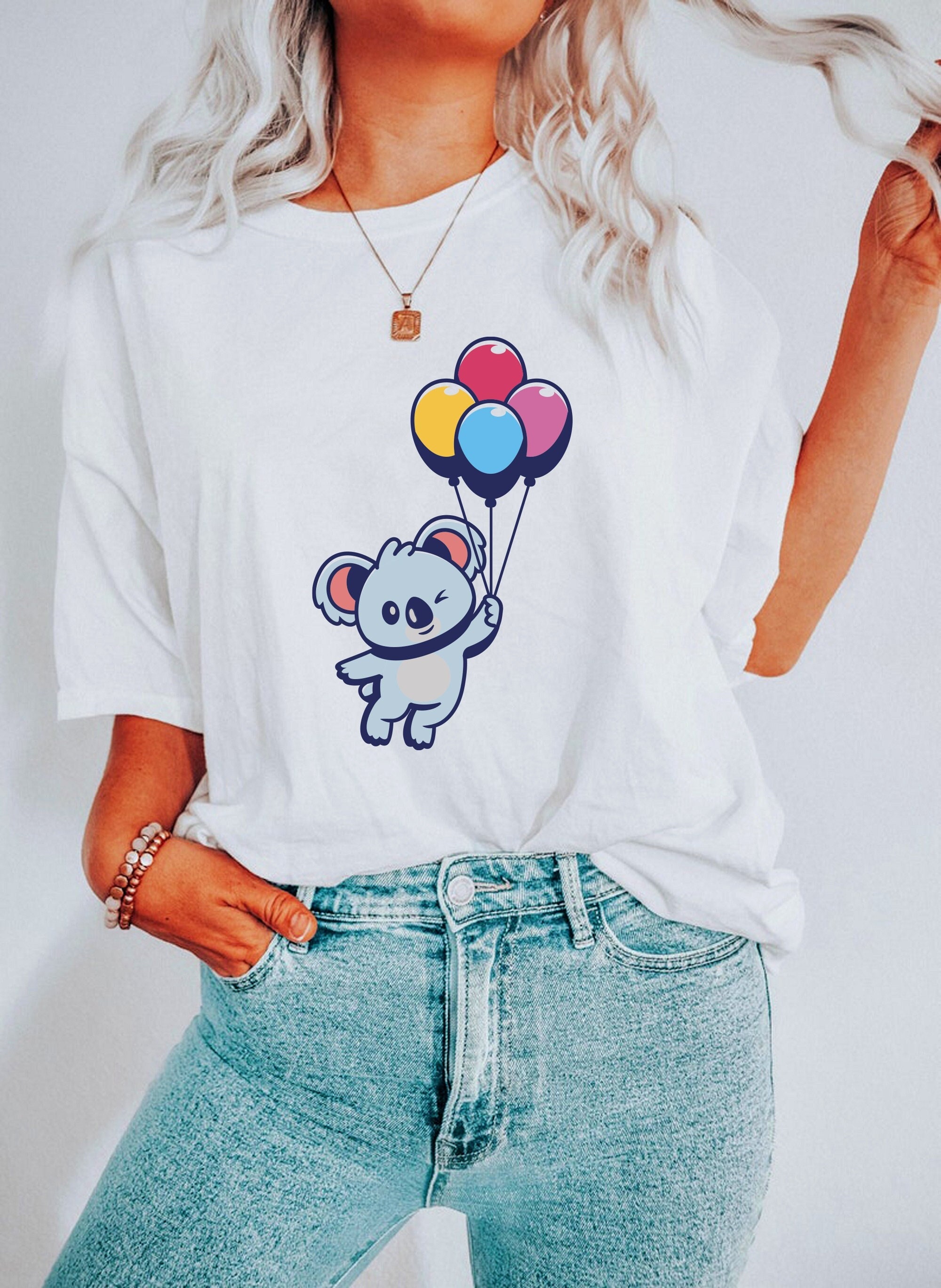 Discover Balloon Koala T-Shirt, Lazy Koala Shirt, Koala Shirt, Cute Koala Shirt