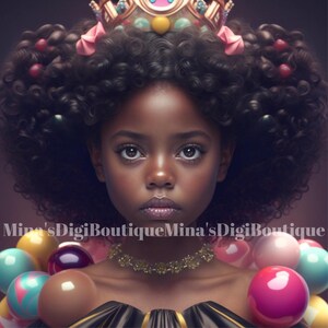 Kids Beautiful Black Girl Magic Melanin Black Girl PNG Afro Fashion girl African American clipart PNG Planner Tshirt Tumbler Sublimation