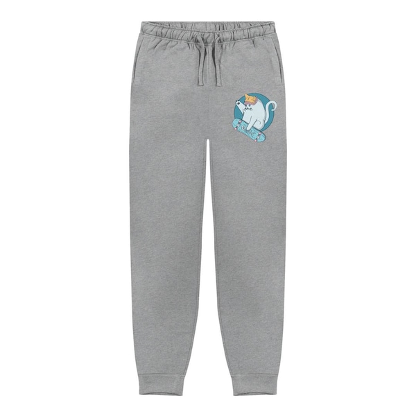 Skateboarding Cat Joggers - Playful Feline Design For Cat Lovers (men's)