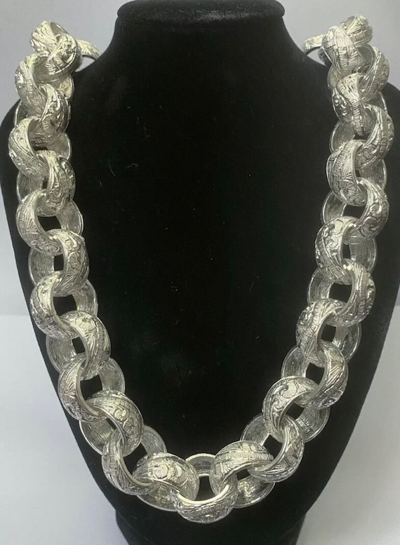 Heavy sterling hotsell silver belcher chain