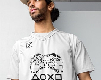 Gamer Club Recycled Unisex Basketball Jersey - Eco-Friendly Gaming Apparel - Stylish and Sustainable - Video Game Enthusiast Clothing
