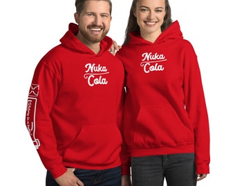 Nuka Cola Unisex Hoodie Fallout Red