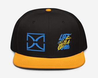 Life is a Game Snapback Hat - Inspirational Gaming Accessory - Stylish and Versatile - Video Game Enthusiast Headwear - Gamer Themed