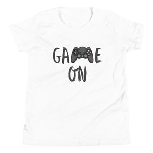 Game On Youth Short Sleeve T-Shirt - gamer shirt - gaming theme - game shirt