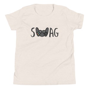 SWAG Youth Short Sleeve T-Shirt Black Text - gamer shirt - game shirt - gamer gear