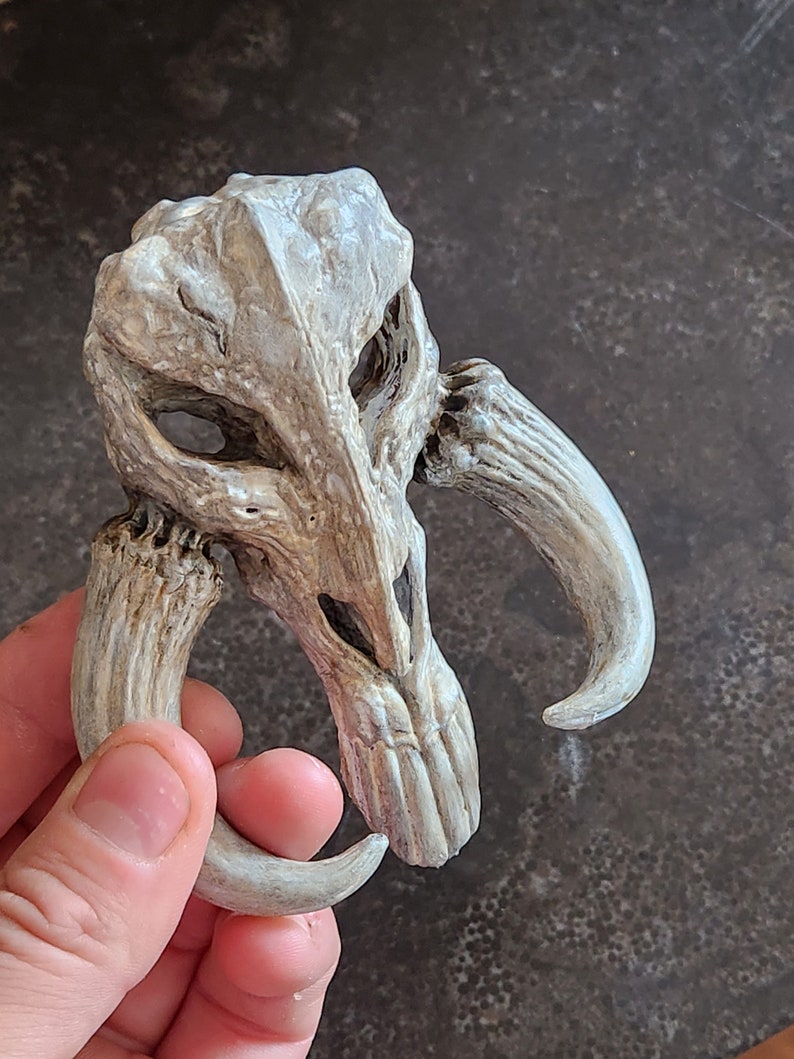 Mythosaur Skull 3D Resin Printed A Mandalorian-Inspired Masterpiece High-Quality Collectible for Sci-Fi Enthusiasts Star Wars afbeelding 1