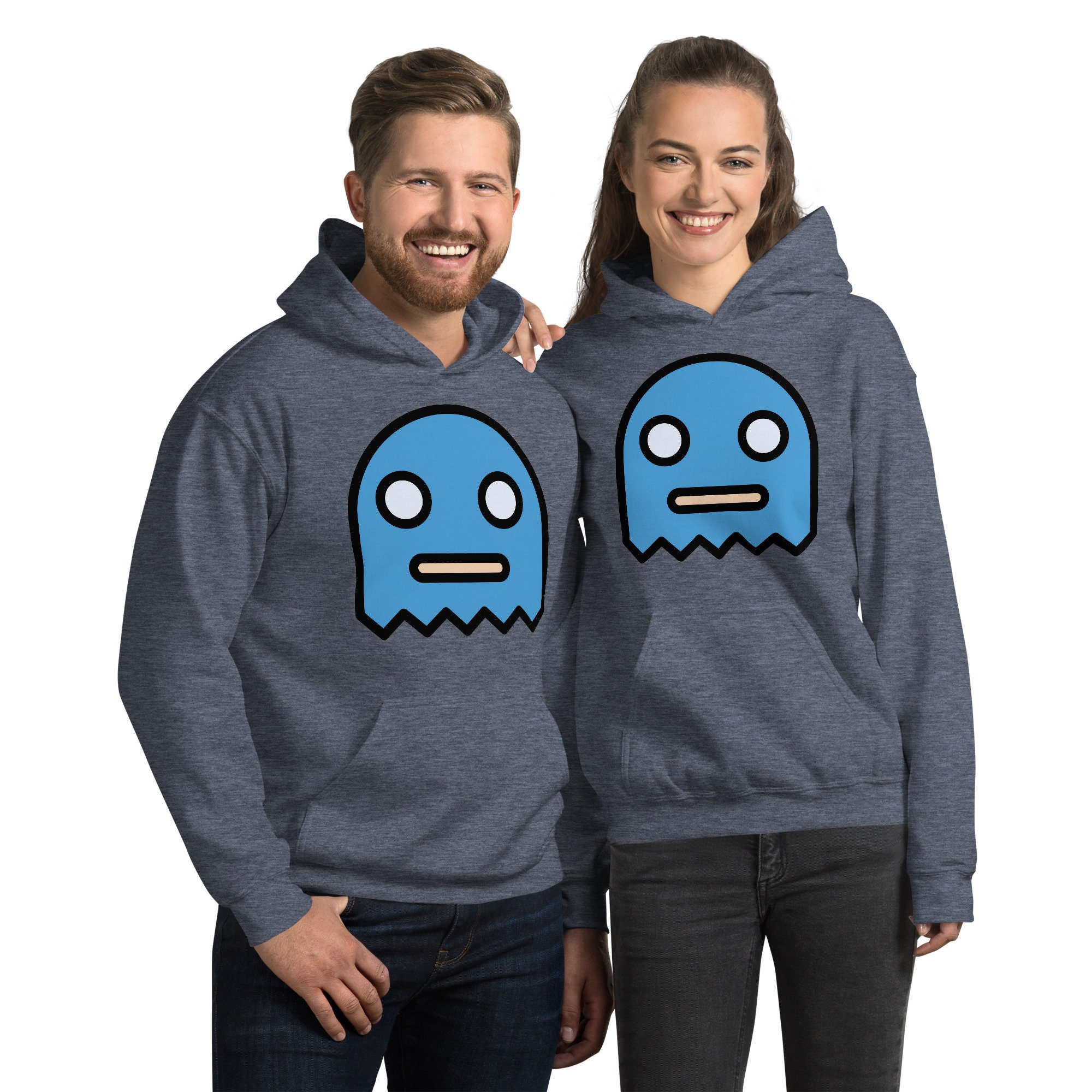 Gamer Ghost Unisex Hoodie Pac Man Inky Gaming Sweatshirt Gamer Shirt Etsy UK