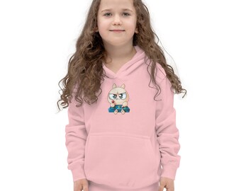 Gamer Character Kids Hoodie - Gaming Clothes - Gamer Gear - Gaming Sweatshirt