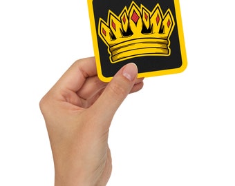 Royal Crown - Embroidered Patch - King - Regal and Stylish Iron-On Emblem - Gamer Themed - Gamer Patch - Game Patch