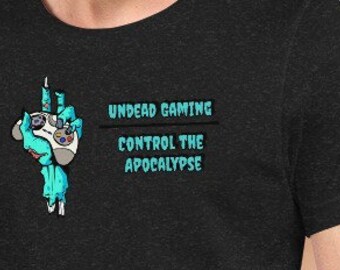 Undead Control the Apocalypse Version 1 Unisex T-Shirt - Master the Undead - Gaming T-Shirt - Gamer Gear - Gamer T-Shirt - Zombie Shirt