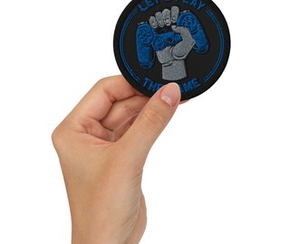 Let's Play Embroidered Patch - Game On! - Gamer Themed