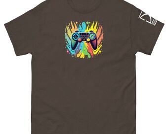 Kleurrijk Gaming Controller klassiek T-shirt - Gaming T-shirt - Gaming Shirt - Gamer Gear