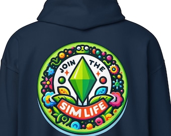 Sim Life Unisex heavy blend zip hoodie