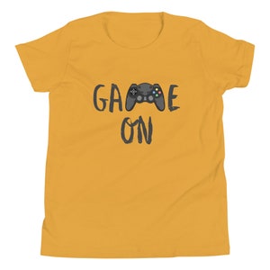 Game On Youth Short Sleeve T-Shirt - gamer shirt - gaming theme - game shirt