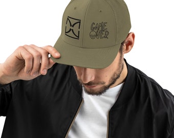 Game Over DG Trucker Cap - Level Up Your Style - Gamer Themed