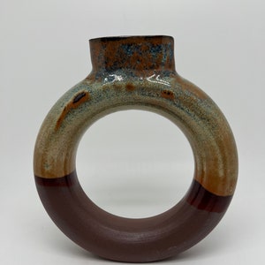 Handmade Ceramic Circle Vase