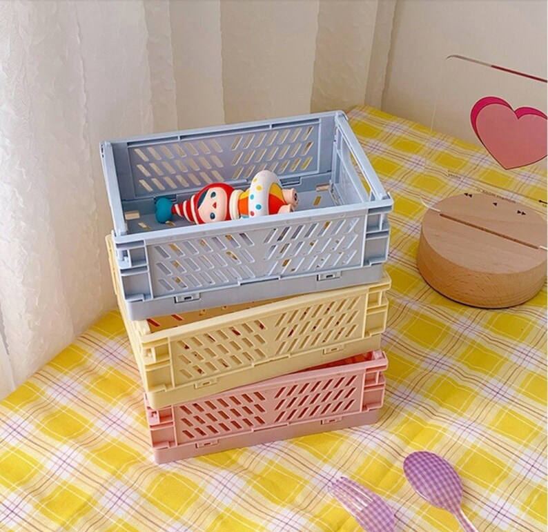Cutelife MINI Crate Folding Storage Box Etsy