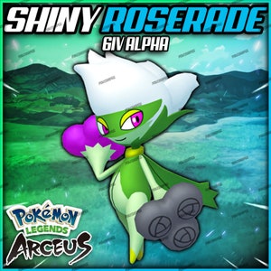 Shiny ROSERADE 6IV // Pokemon Brilliant Diamond & (Instant Download) 