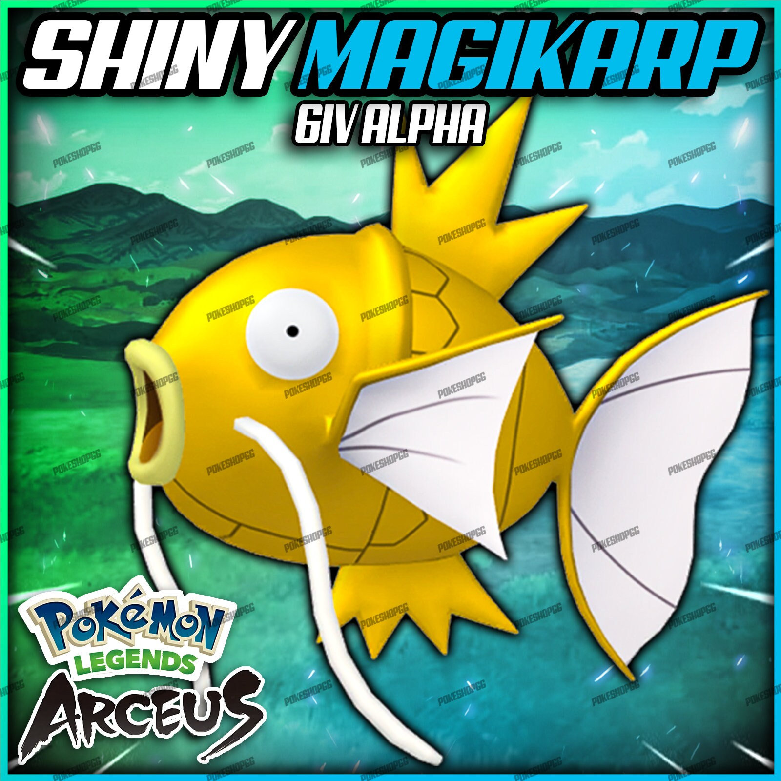 Shiny Magikarp / Alpha / 6IV / Max Effort Levels / Best Stats Etsy Ireland