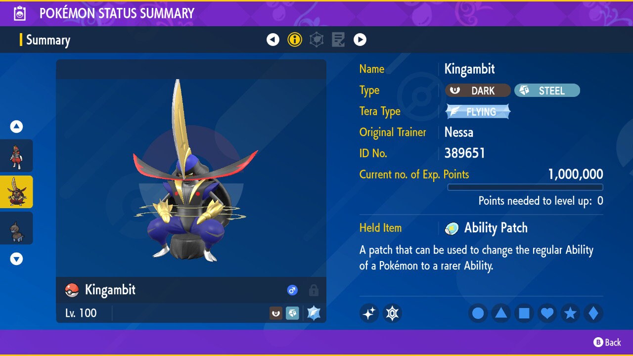 KINGAMBIT SHINY 6IV Any Item Ready for Competitive Battle -  Sweden