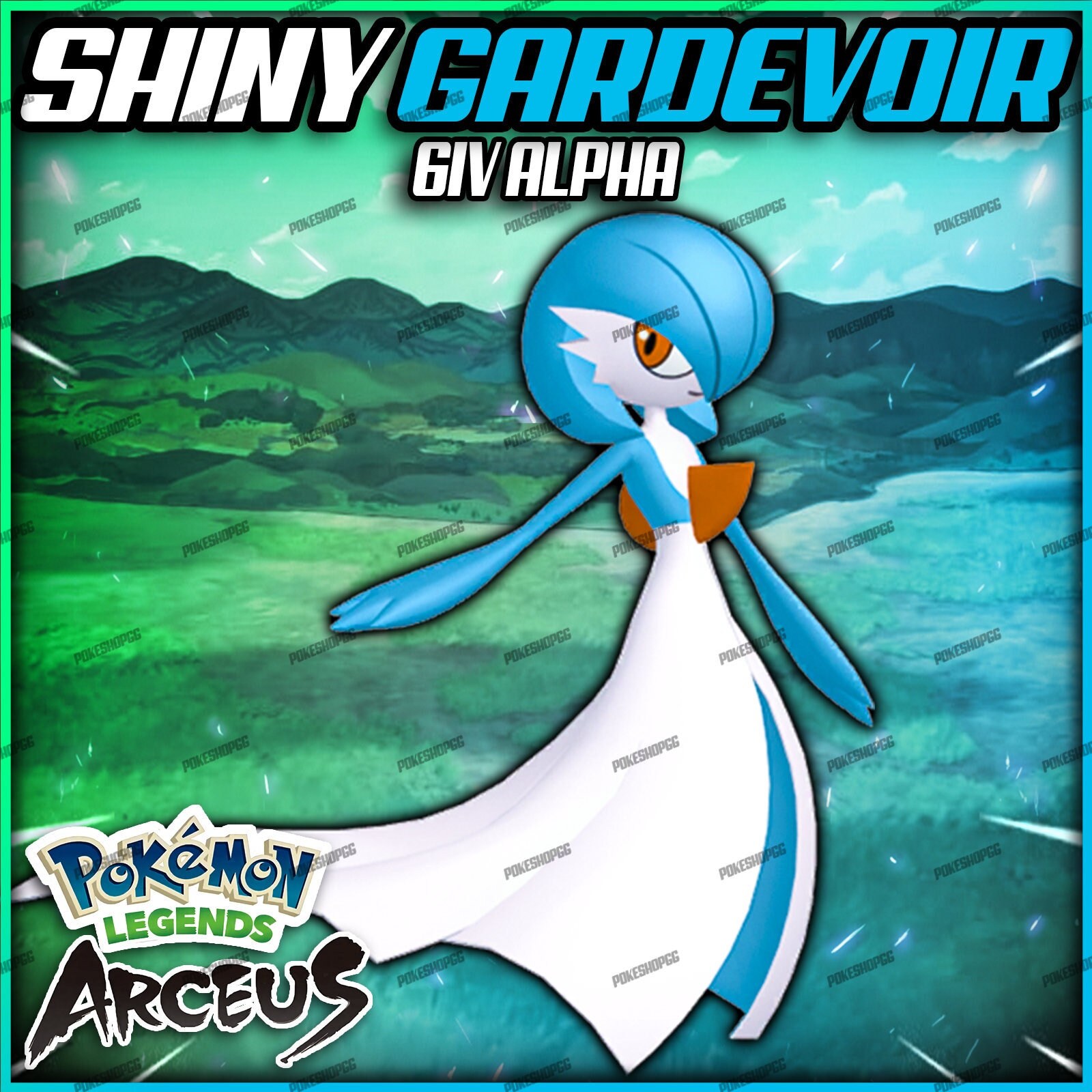 Pokemon Legends Arceus Shiny Alpha Alakazam Max Effort Levels 6IV-EV Trained