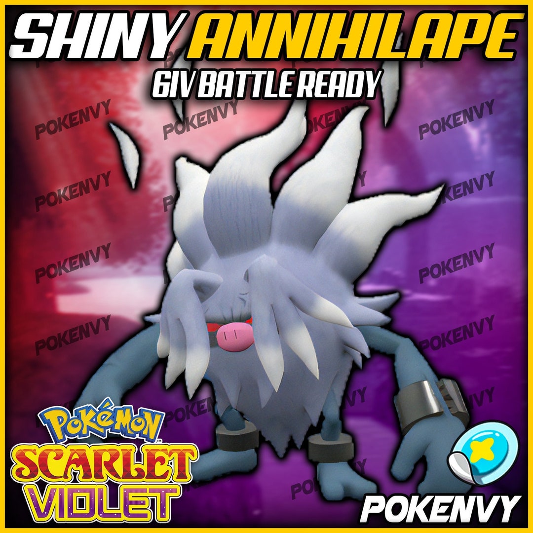 Pokemon Scarlet and Violet ANNIHILAPE Shiny 6IV / Competitive 