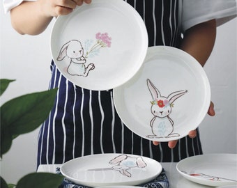 bunny dinnerware