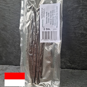 Vanilla Indonesia with natural chocolate aroma