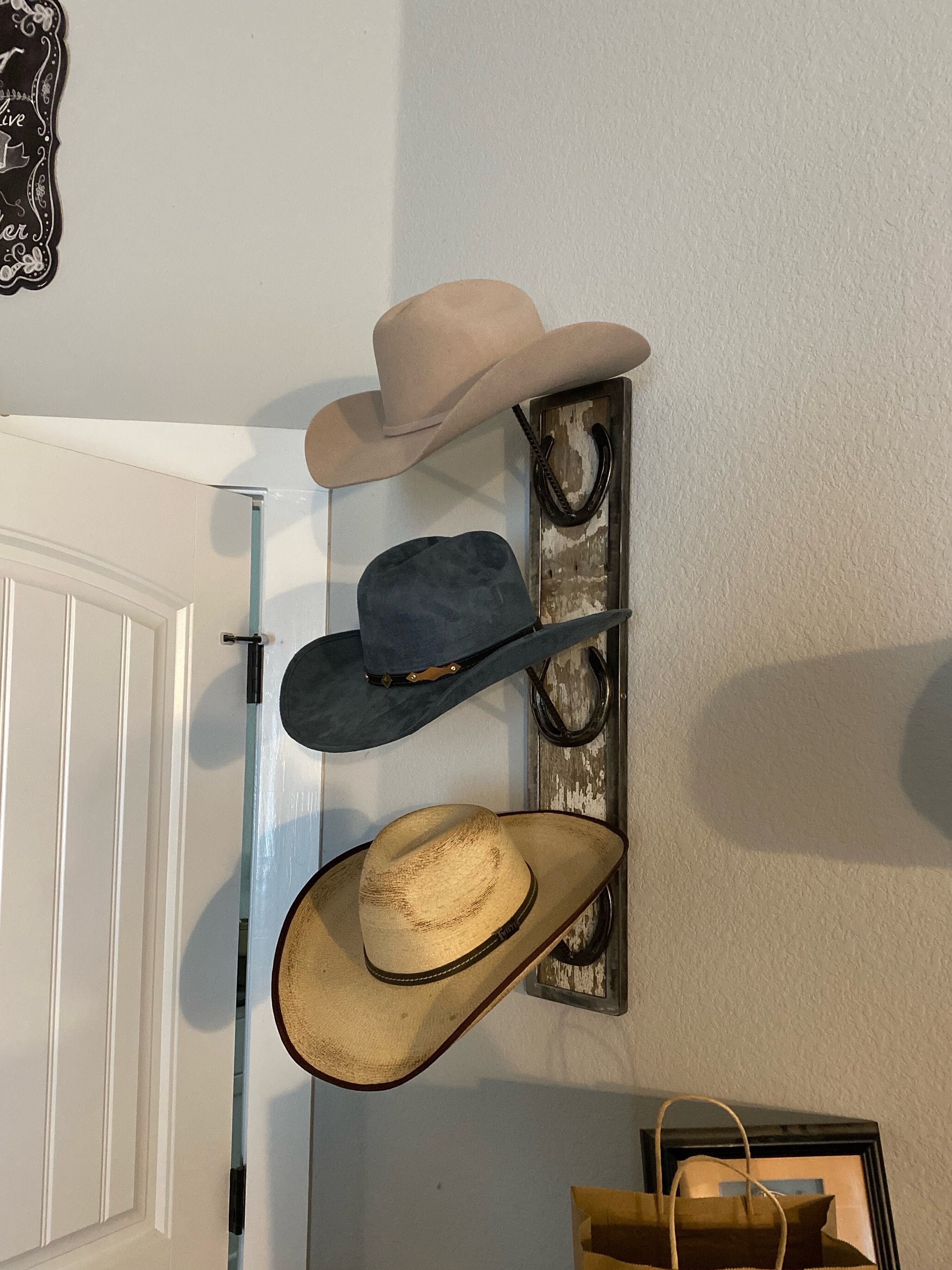 Horseshoe Hat Rack 