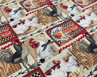 Chicken Print Placemats - multicolored
