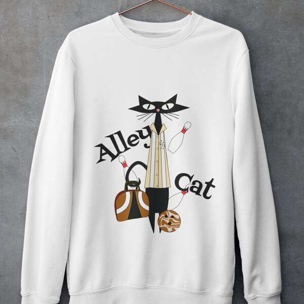 1950's Myrt's Alley Cat Bowling Shirt - Size S main image 1